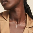 thumbnail image 5 of Women's Gifts Upgraded Crown Cross Necklace for Women 14K Gold Plated Crown Cross Pendant Necklace Simple Diamond Gold Necklaces Faith Cross Jewelry First Communion Necklace, 5 of 7
