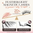 thumbnail image 3 of Pestañas magnéticas LASHVIEW Upgrade, reutilizables, de aspecto natural, 3 of 9