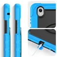 thumbnail image 6 of Case for Samsung Galaxy Tab S11 Ultra 2025 14.6 Inch with Screen Protector, 360 Degree Rotating Kickstand Hand Strap Heavy Duty Shockproof Cover with Shoulder Strap, Sky Blue, 6 of 7