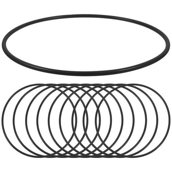 STRANDCHIC Black Metal Rings for DIY Crafts Smooth Durable Dream Catcher Hoops 10Pcs