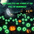 thumbnail image 3 of BZPIZ Halloween Decorations Outdoor 6Pcs Solar Scary Eyeball Lights Yard Signs with Stakes Swaying Firefly with 6LEDs Green Spooky Eyes Light Waterproof Ornaments Solar Halloween Light for Lawn Patio, 3 of 6