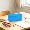thumbnail image 5 of Leodye 1PCS Large Capacity Oxford Fabric Pencil Case Waterproof Wear Resistant Stationery Pouch for office Travel Daily Supplies Storage -8.66x3.94x1.97 in, 5 of 6