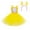 Yellow, variant on Toimothcn Toddler Baby Girls Outfit Sets Sleeveless Happy Easter Cartoon Egg Duck Shaped Mesh Tulle Dress With Hairbands Dress Up Stage Performance Outfit Sets Funny Festival Show Clothes Sets