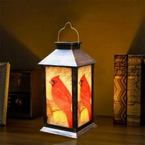syenll Plastic Solar Powered Hanging Lanterns, LED Cardinal Lights Waterproof