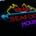 thumbnail image 2 of Handmadetneonsign Seafood Neon Sign, Seafood Led Sign, Seafood Led Light, Seafood Restaurant Neon, 2 of 5