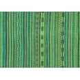 thumbnail image 1 of Ahgly Company Machine Washable Indoor Rectangle Abstract Turquoise Blue Modern Area Rugs, 8' x 12', 1 of 4