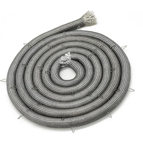 Whole Parts Range/Oven Door Seal Gasket (Including 29 Mounting Clips) Part# 00491569 - Replacement & Compatible with Some Bosch and Thermador Ranges or Ovens