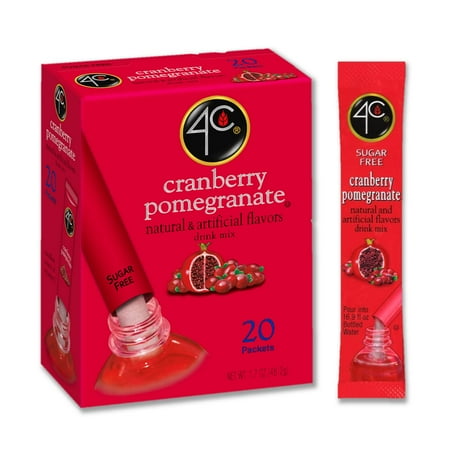 4C Totally Light Cranberry Pomegranate Juice, 1.7 Oz., 20 Count