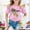 Light Pink, variant on Trendfront Girls Crewneck Short Sleeve Shirt California Strong State Map Crewneck Tee Poppy Floral Graphic Kids Local Pride Top
