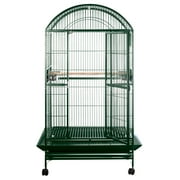 A&E Cage 9003628 Green 36 x 28 x 65 in. Extra Large Dome Top Bird Cage - 2 Box Set