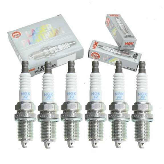 6 pc NGK Laser Platinum Spark Plugs compatible with Mercury Villager 3.3L V6 1999-2002