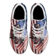 thumbnail image 2 of Horse American flag Print Sneakers Lightweight Comfortable Running Shoes for Men Women White Size 8.5, 2 of 7