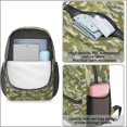 thumbnail image 2 of 17 Inch Lightweight Backpack,PVC Waterproof Oxford Fabric, Ergonomically Designed, with Large Capacity, Camouflage Print, 2 of 5
