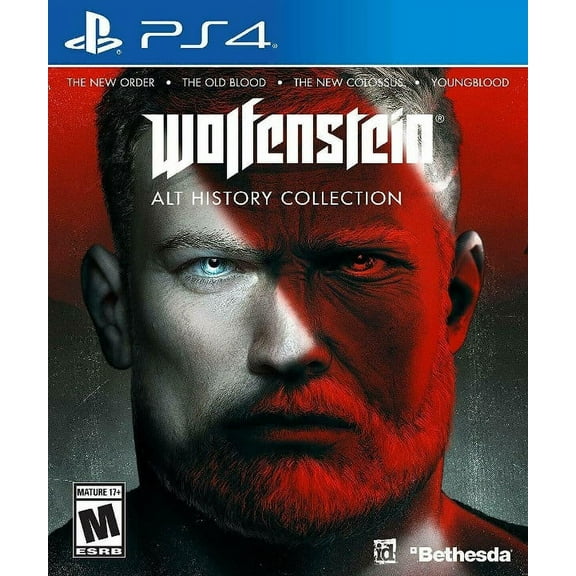 Restored Wolfenstein: The Alternative History Col. (Sony Playstation 4, 2020) Shooter Game (Refurbished)