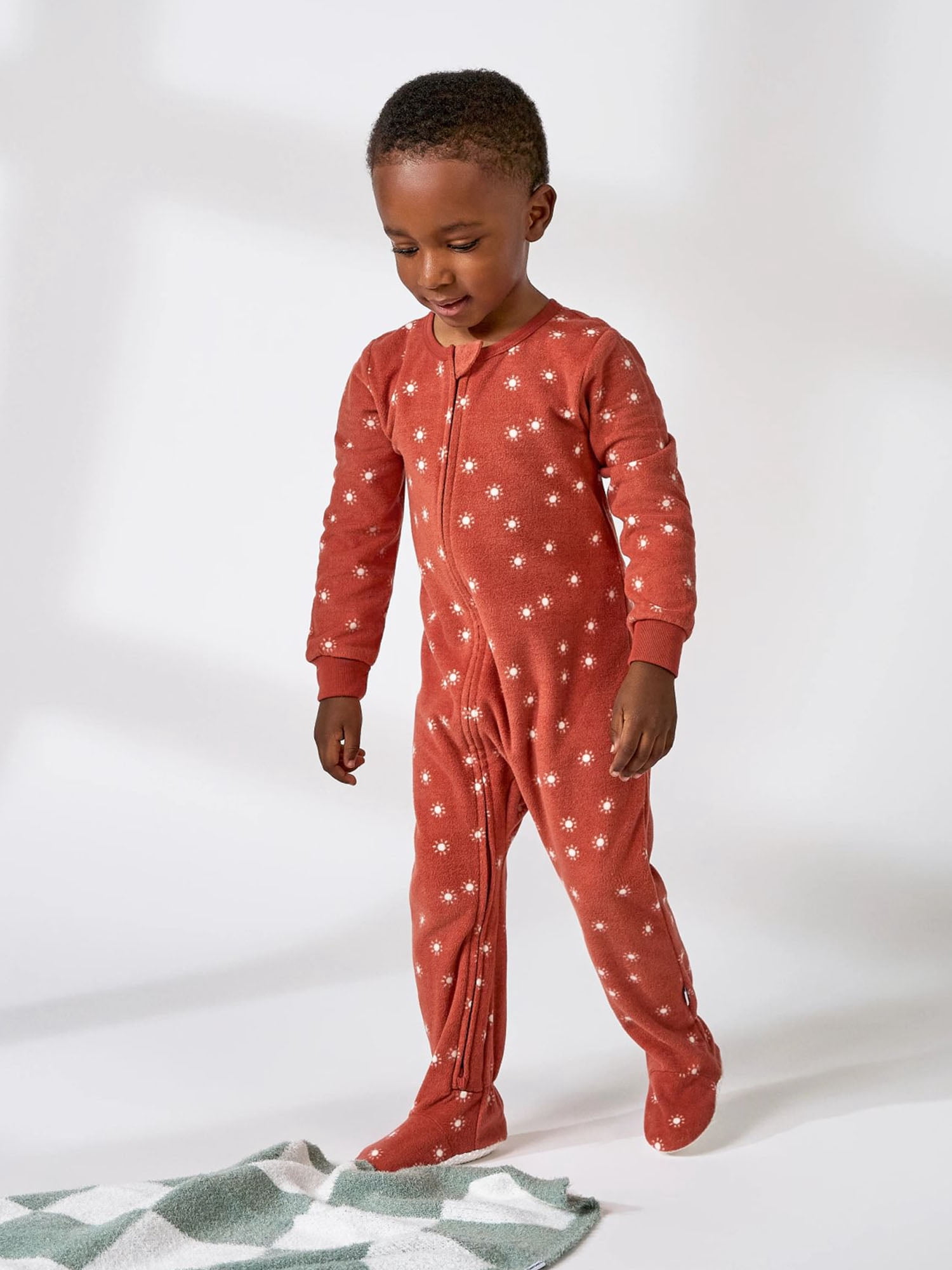 Gerber Baby and Toddler Neutral Microfleece 2-Way Zipper Blanket Sleeper Pajamas, 3-Pack, Sizes 0/3 Months - 5T