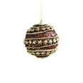 thumbnail image 2 of Iumwxz 3.14 Inch Brown Coffee Themed Foam Christmas Ball Ornaments with Glitter Finish for Tree Hanging Holiday Decorations Festive Plastic Arrangement for Sparkling Shine, 2 of 6