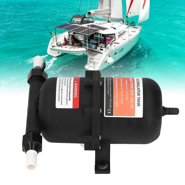Accumulator Tank Pump, Maximum 125PSI Water Accumulator Tank Constant Pressure for Boat