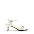 thumbnail image 2 of DREAM PAIRS Women's Kitten Heels Open Round Toe Comfortable Strappy Heels for Dressy Wedding Party Evening Sandals, 2 of 6