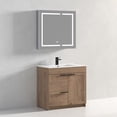 thumbnail image 2 of 36" Freestanding Bathroom Vanity with Sink - Classic Oak, 2 of 17