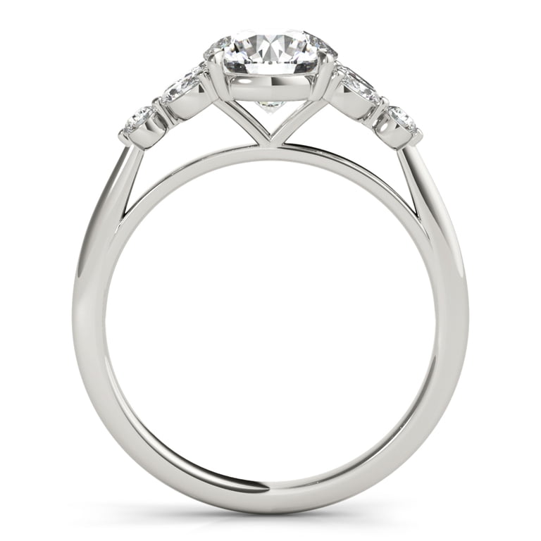 Best Jewel Ct Round Cut Lab Created Diamond Ring 14K White