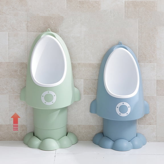GETAJGHSD Grey Urinal for Boys with Adjustable Stand, PP Toilet Training Aid, 1 Pack