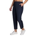 thumbnail image 4 of RBX Active Women's Plus Size Ribbed Side Woven Ankle Pant With Pockets, 4 of 4