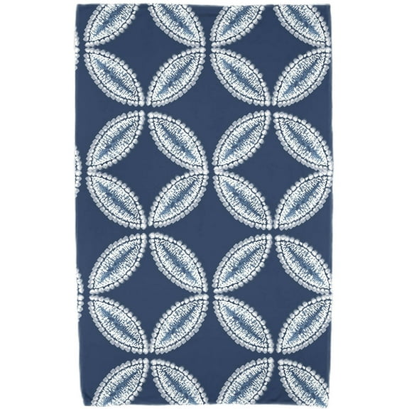 Simply Daisy 30" x 60" Tidepool Geometric Print Beach Towel