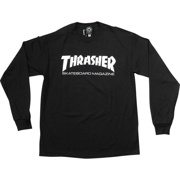Thrasher Skate Mag Long Sleeve Medium Black/White