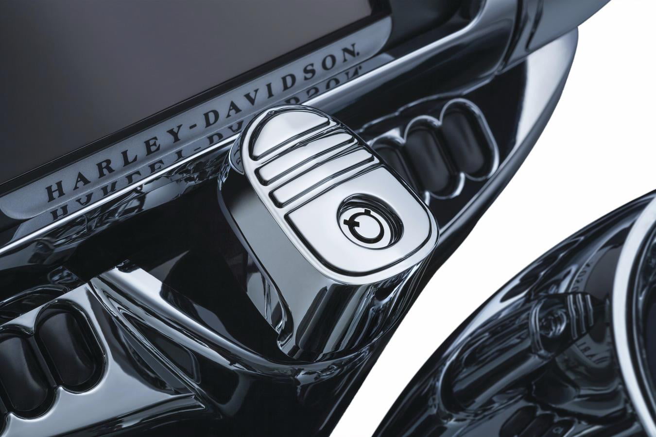 Kuryakyn 6984 Tri-Line Ignition Switch Cover for Harley-Davidson