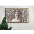 thumbnail image 1 of BUDDHA 50% HAND-PAINTING , ART WALL.<br>59"H x 39"W x 1.35"D, 1 of 2