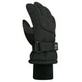 thumbnail image 2 of N'Ice Caps Men's Women's 100 Gram Thinsulate Waterproof Ski Snow Winter Gloves Black Unisex, 2 of 2