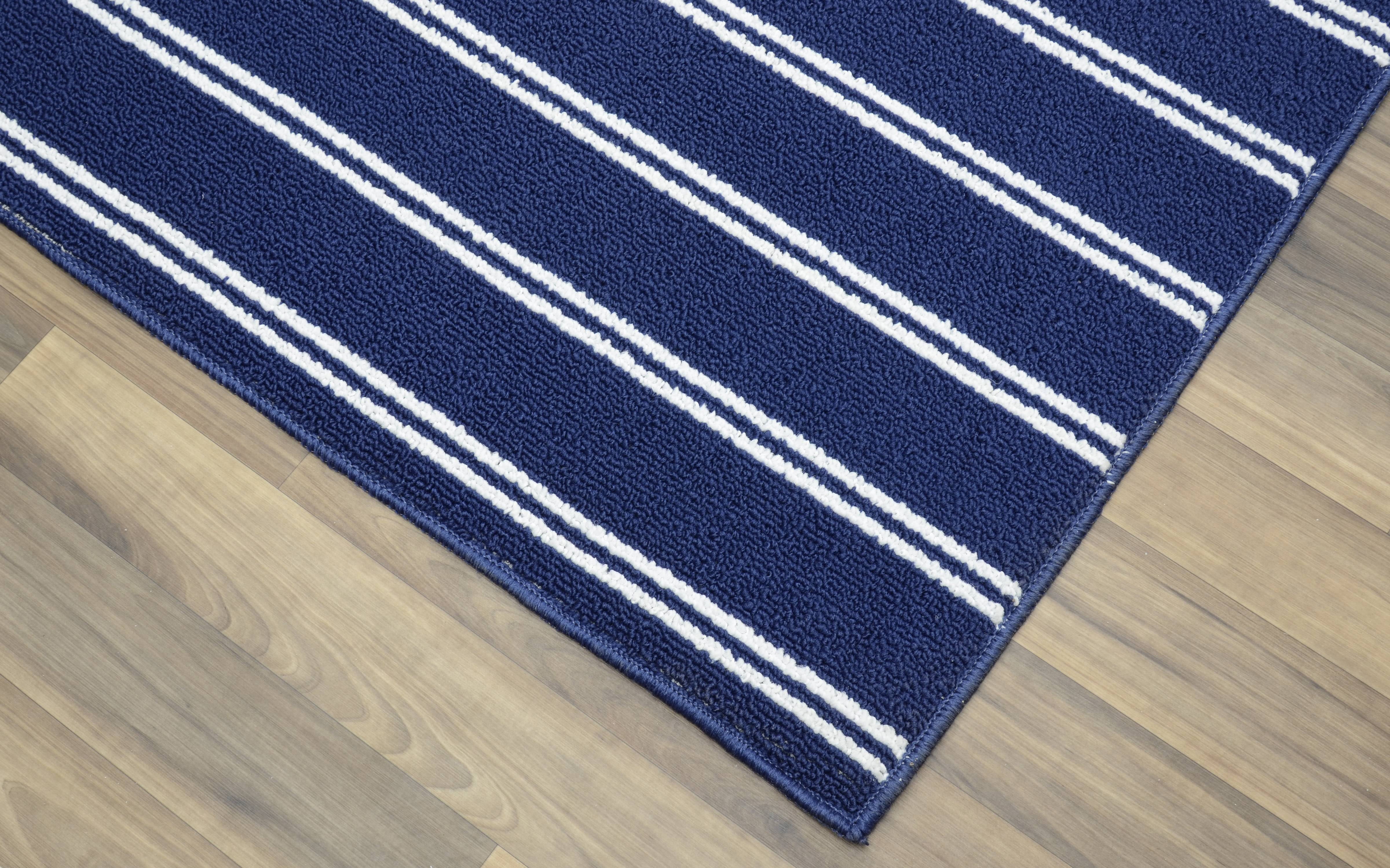 Garland Rug Avery Navy Indoor Area Rug, 4' x 6'