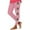 Pink, variant on Iyufng Women's Christmas Leggings,High Waisted Workout Pants Tummy Control Leggings,Christmas Snowman Print Leggings with Yoga Sports Elastic Pants