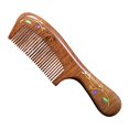 thumbnail image 1 of Peine de madera de sándalo Peine de madera hecho a mano Peine de pelo antiestático de sándalo Peines de dientes finos para mujeres y niños Peine de barba (lvy), 1 of 1
