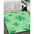 thumbnail image 2 of Ahgly Company Indoor Rectangle Patterned Jade Green Area Rugs, 2' x 4', 2 of 6