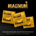 thumbnail image 3 of Trojan Magnum Ribbed Large Size Lubricated Condoms - 12 Count, 3 of 8