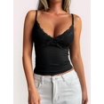 thumbnail image 4 of Camisole Tops for Women Tank Tops Y2K Spaghetti Strap Undershirts Slim Going Out Top, 4 of 8