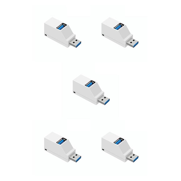 Seitruly Nuevo Universal Mini 3 puertos USB 2,0/3,0 Hub Laptop PC transmisión de datos de alta velocidad adaptador divisor USB Type8 NO8