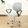 thumbnail image 2 of YouLoveIt Computer Office Chair Cover Split Computer Chair Seat Cushion Slipcovers Office Chair Seat Covers Removable & Washable Rotating Chair Protective Slipcover, 2 of 5