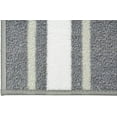 thumbnail image 3 of Custom Size Cut to Size Stair Treads Solid Border Grey Customize Slip Resistant Latex Backing Low Profile Stair Tread Set Of 13 (Grey 6in x 31 in), 3 of 7