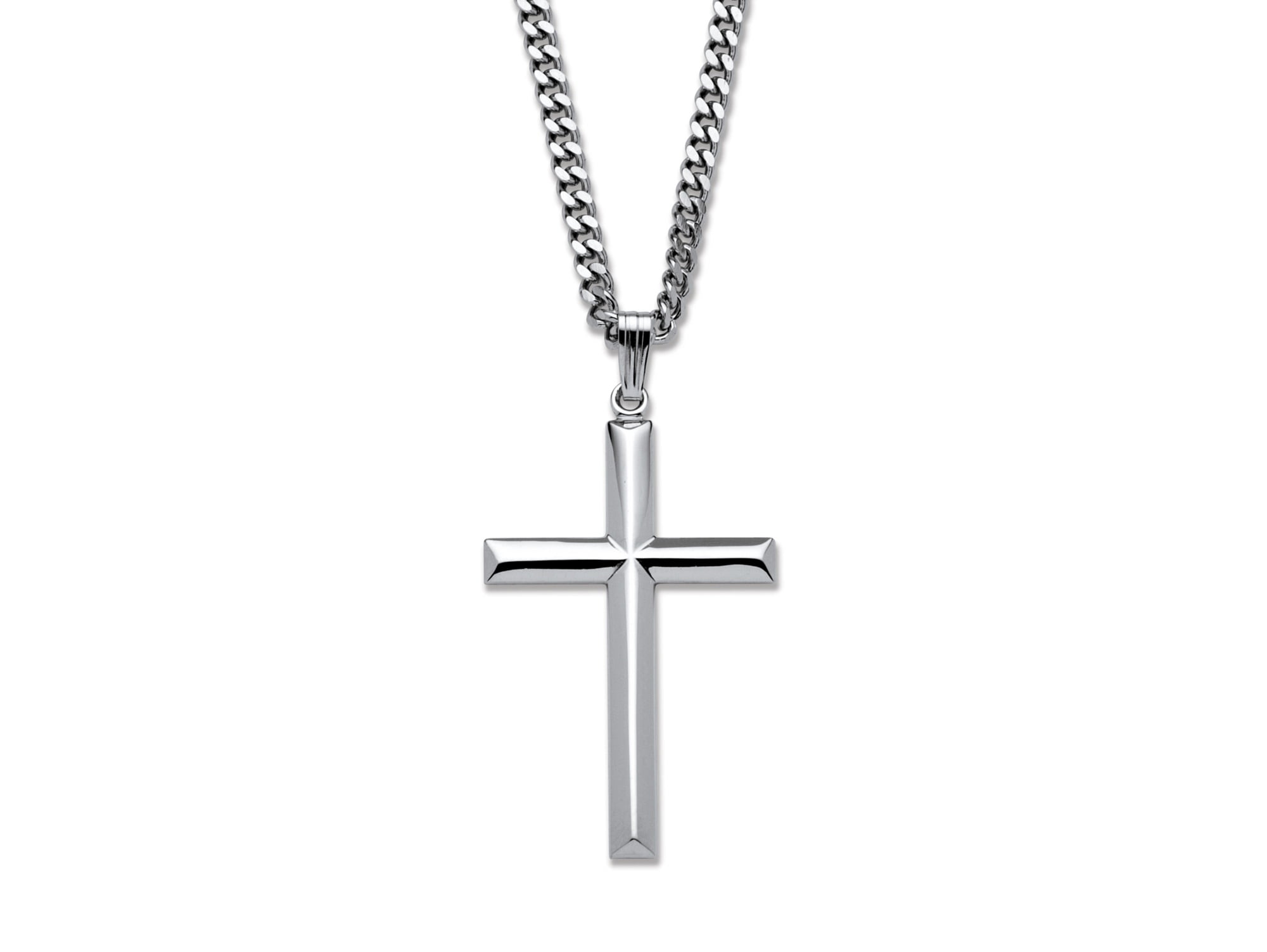 Men's Rhodium-Plated Sterling Silver 