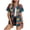 Z-Army Green, variant on Women Hawaiian Shirt Soft Cool Summer Hawaii Shirts Floral Tropical Print V Neck Collared Beach Vacation T-Shirt Short Sleeve Button Up Lightweight Cardigan Tops Light Blue#03 XL