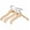 B-Women(14.96inch), variant on Wooden Shirt Hangers with Rubber Grips (5 Pack) Smooth & Durable Wood Hangers with Grips Non Slip - Slim & Sleek Space Saving Hangers with 360 Hook - Ideal for Pants, Suits and Coat