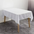 thumbnail image 3 of AUQ Table Cloth,High-Shine Satin Fabric Design Tablecloths,Premium Polyester Fabric Table Cover,147*259CM,Rose Gold, 3 of 4