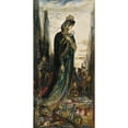 thumbnail image 2 of Gustave Moreau 9x14 Black Ornate Wood Framed Double Matted Museum Art Print Titled: Helene, 2 of 5