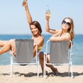 thumbnail image 2 of Repuesto de tela para silla de playa plegable de 115 x 43 cm, para exteriores, reclinable, 2 of 7
