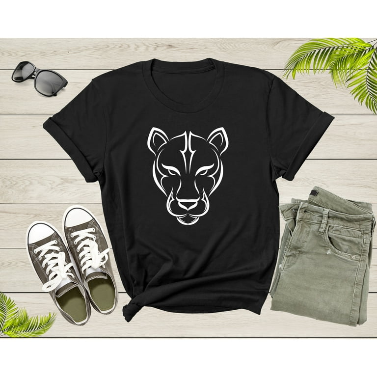 Panther Tshirt Wild Animal Head Adult Mens Tees Tops Panther Tshirt Wild Animal Head Adult Mens Tees Tops