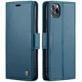 thumbnail image 1 of Funda tipo cartera iPhone 11 Pro Max con cierre magnético, RFID, tarjetero, soporte, carga inalámbrica, 1 of 5