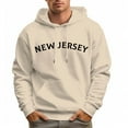 thumbnail image 4 of Men's 100% Cotton  NEW JERSEY Printing Hoodie 330g Heavy Pocket Hood, 4 of 16