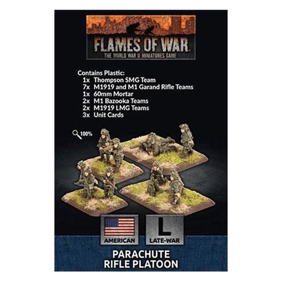 Flames of War: American Parachute Rifle Platoon (Late-War)